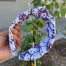 Load image into Gallery viewer, Pink HK Knotted Headband
