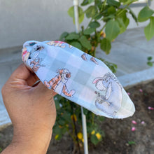 Load image into Gallery viewer, Bear Plaid Knotted Headband