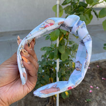 Load image into Gallery viewer, Bear Plaid Knotted Headband