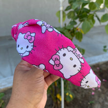 Load image into Gallery viewer, Pink HK Knotted Headband