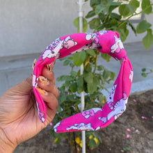 Load image into Gallery viewer, Pink HK Knotted Headband