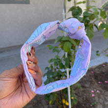 Load image into Gallery viewer, Blue Princess Knotted Headband